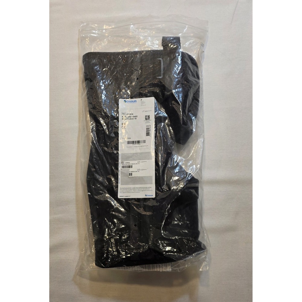 OSSUR New Universal Knee Immobilizer Brace. Black. One Size.